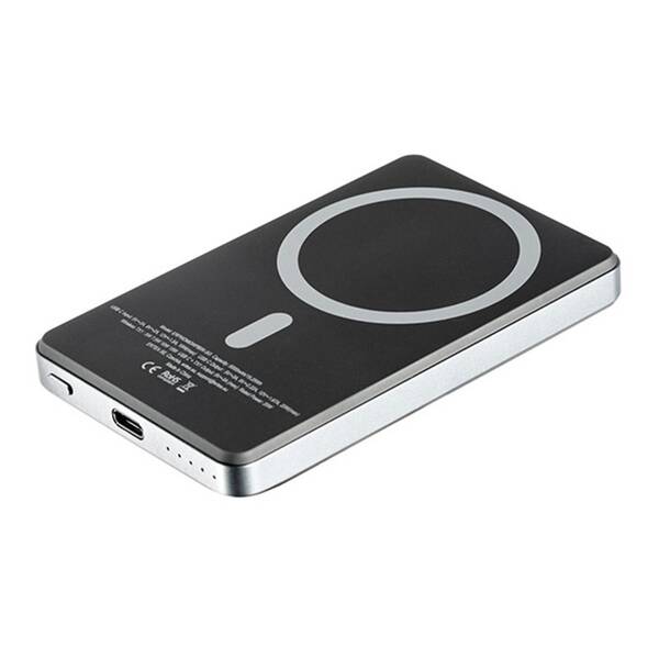 Powerbanka ERPOWER Magsafe Widget Dual, 5000mAh, USB-C černá

