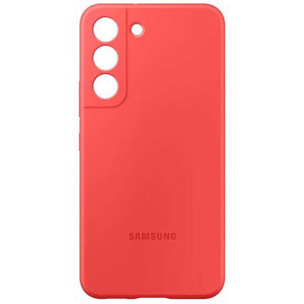 Kryt na mobil Samsung Silicone Cover na Galaxy S22 - coral 

