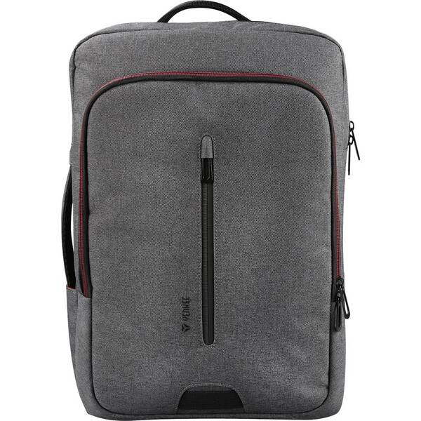 Batoh na notebook YENKEE YBB 1522GY TARMAC 3v1 na 15,6" šedá barva
