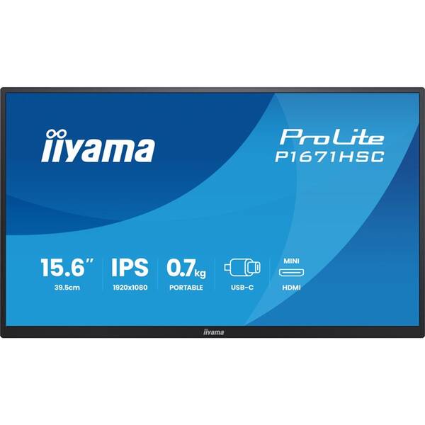 Monitor IIYAMA ProLite P1671HSC-B1 černý

