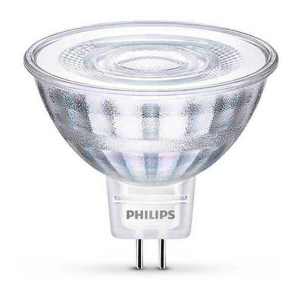 Žárovka LED Philips bodová, 5W, GU5.3, teplá bílá 

