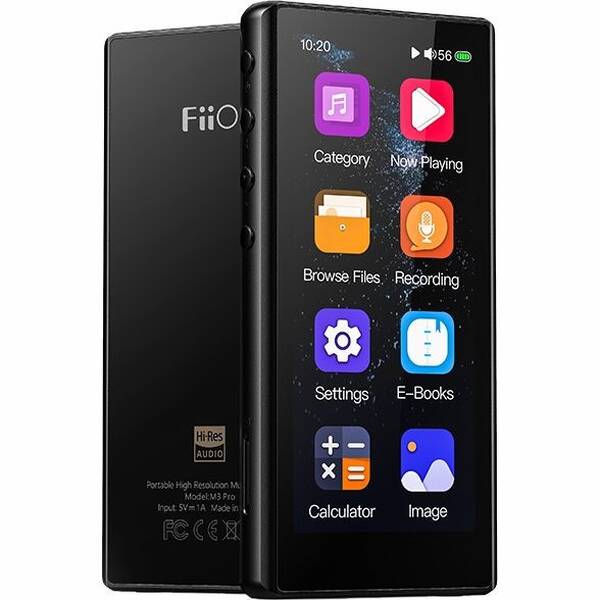 HiFi přenosný digitální přehrávač FiiO M3 PRO černý

