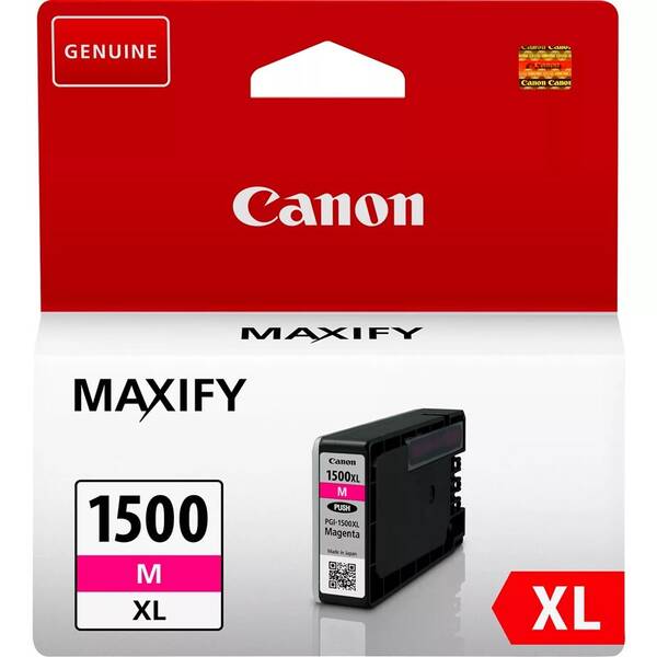 Inkoustová náplň Canon PGI-1500XL, 935 stran purpurová


