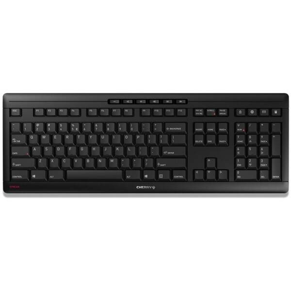Klávesnice Cherry STREAM Wireless, CZ+SK černá

