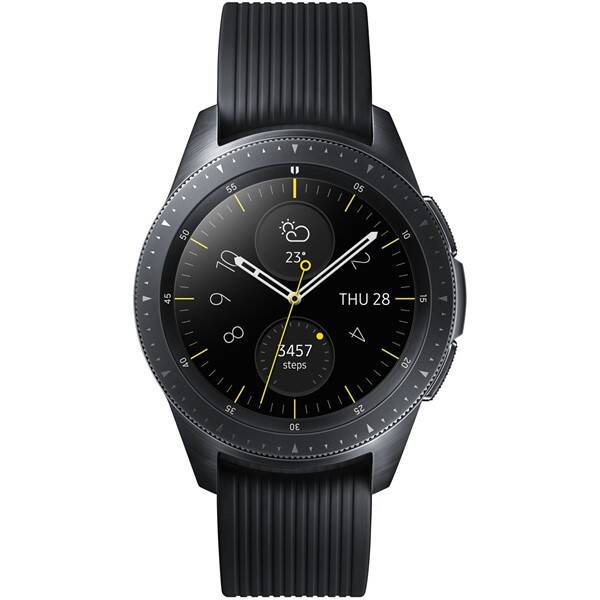 Chytré hodinky Samsung Galaxy Watch 42mm - ZÁNOVNÍ - 12 měsíců záruka černé

