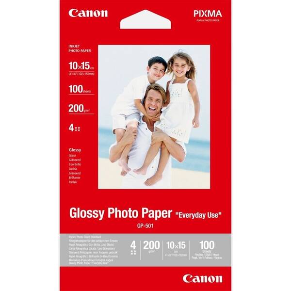 Fotopapír Canon GP 501, foto 10x15 cm, 100 listů 

