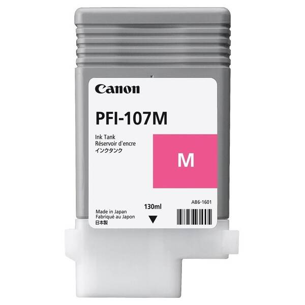 Inkoustová náplň Canon PFI-107M, 130ml purpurová

