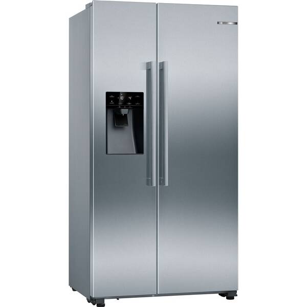 Americká lednice Bosch KAD93AIDP šedá

