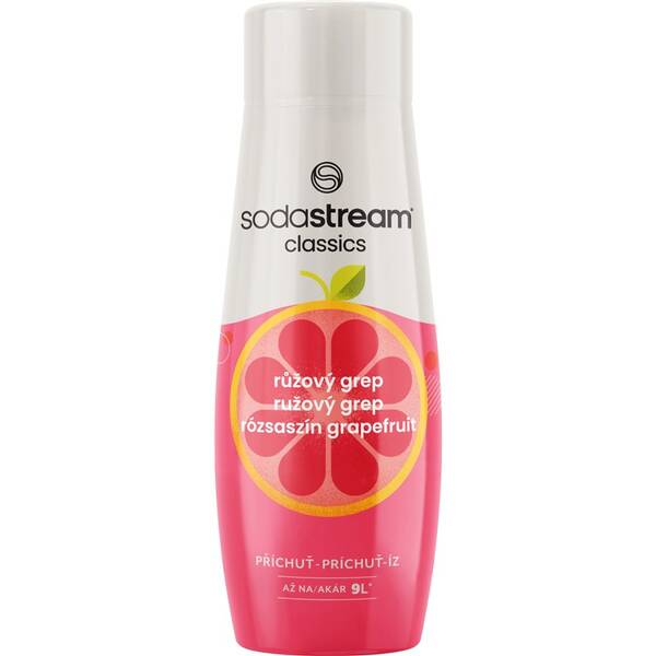 Příchuť pro perlivou vodu SodaStream Růžový grep, 440 ml 

