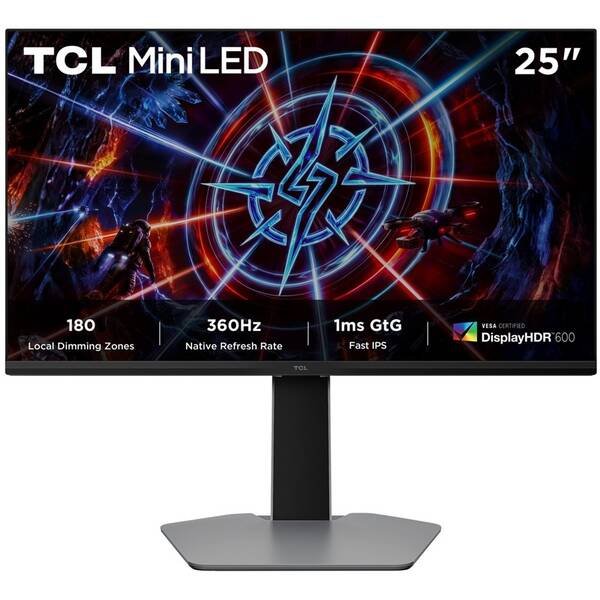Herní monitor TCL 25P2A Pro šedý

