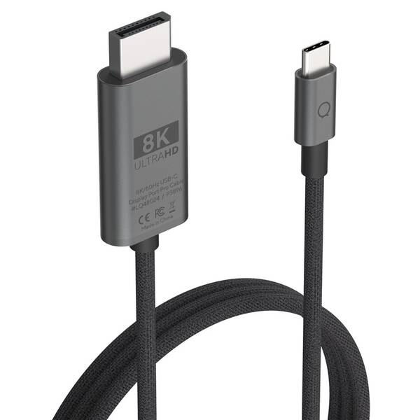 Kabel Linq byELEMENTS USB-C/Display Port, 8K/60Hz PRO, 2m černý

