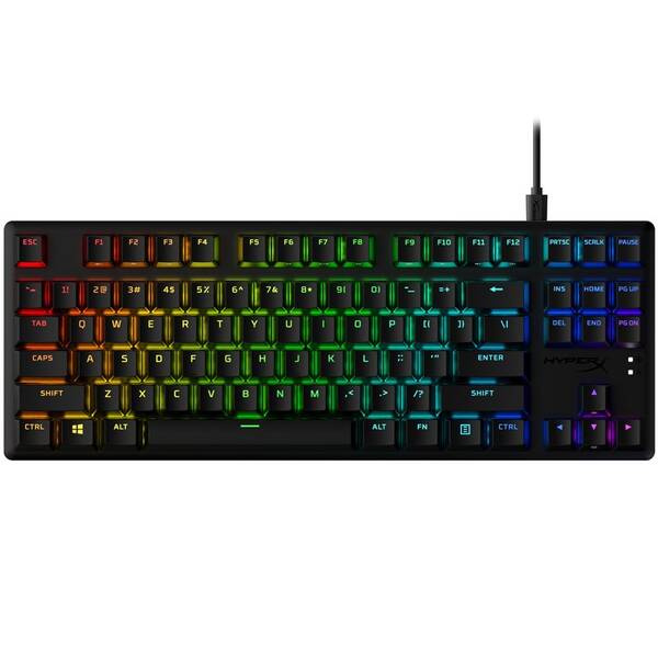 Klávesnice HyperX Alloy Origins Core PBT Red - US černá

