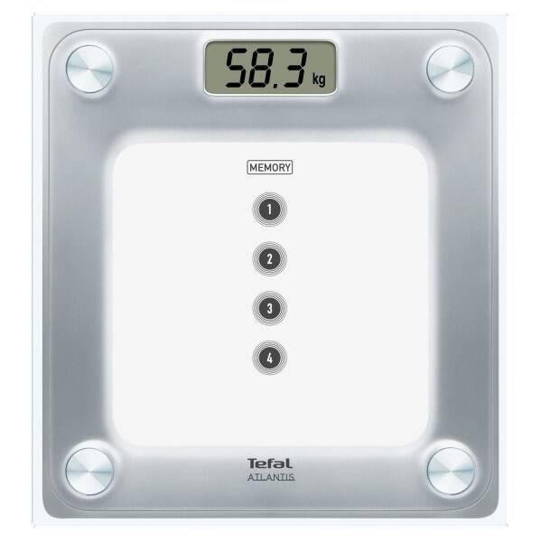 Osobní váha Tefal PP3020V0 stříbrná/sklo

