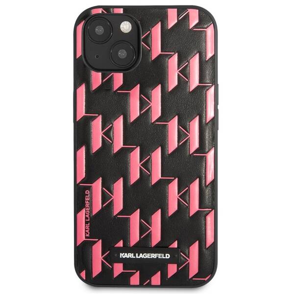 Kryt na mobil Karl Lagerfeld Monogram Plaque na Apple iPhone 13 růžový

