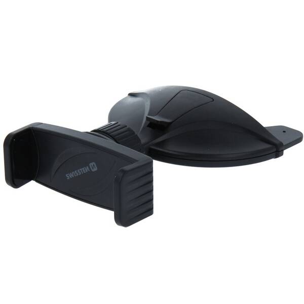Držák na mobil Swissten S-Grip S3-CD1, do CD mechaniky černý


