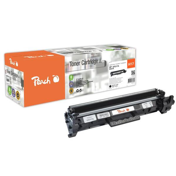 Toner Peach HP 17A, CF217A, 1600  stran černý

