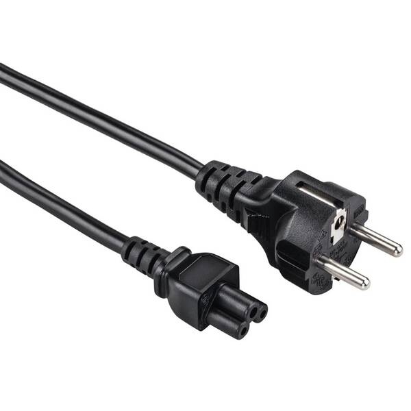 Kabel Hama pro notebookové zdroje, 2,5m černý

