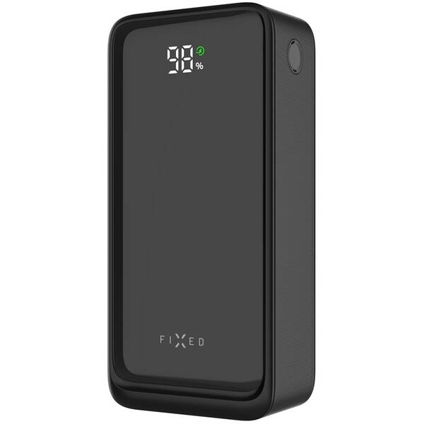 Powerbanka FIXED Zen2 30 s LCD displejem, PD 20W, 30000 mAh černá

