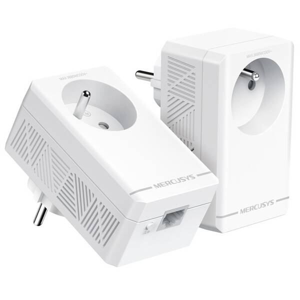 Síťový rozvod LAN po 230V Mercusys MP500P AV1000 KIT bílé

