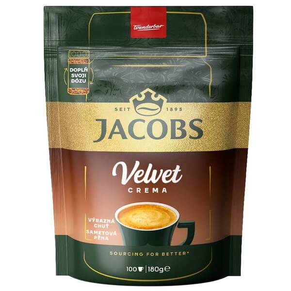 Káva instantní Jacobs Velvet Crema 180 g 


