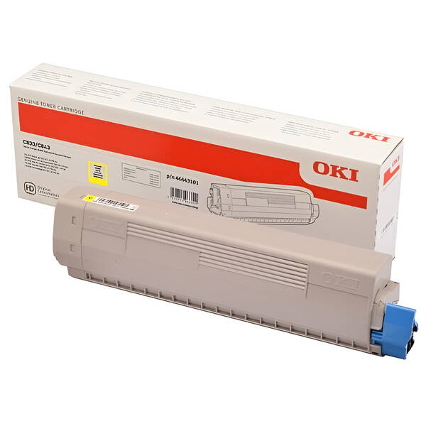 Toner OKI C833/843, 10000 stran žlutý

