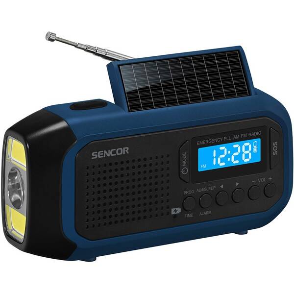 Radiopřijímač Sencor SRD 1050SCL BB černý/modrý

