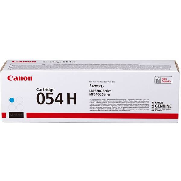 Toner Canon CRG 054 H, 2300 stran azurová barva
