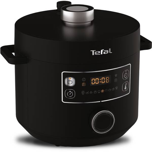 Multifunkční tlakový hrnec Tefal TURBO CUISINE CY754830 černý

