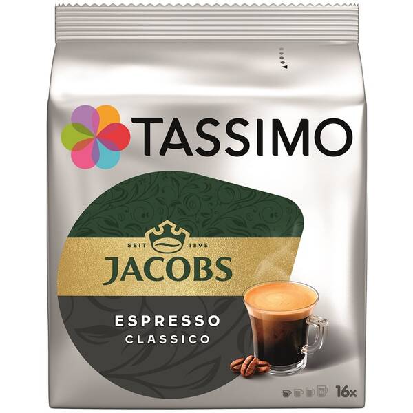 Kapsle pro espressa Tassimo Jacobs Krönung Espresso 118,4 g (16 ks) 

