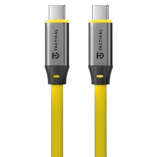 Kabel Tactical Fat Man 2.0 USB-C/USB-C 1m žlutý


