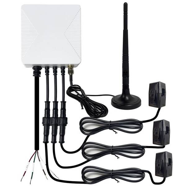 Měřič spotřeby IMMAX NEO SMART třífázový, Wi-Fi, TUYA černý/bílý

