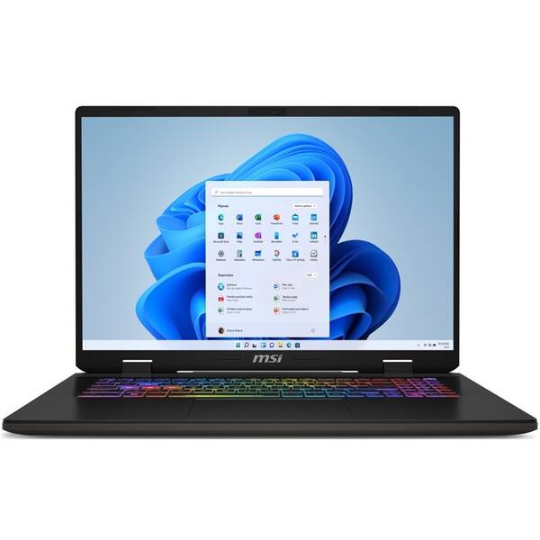 Notebook MSI Sword 17 HX B14VGKG-024CZ šedý

