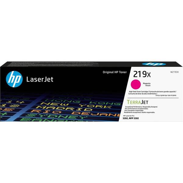 Toner HP 219X, 2500 stran purpurový


