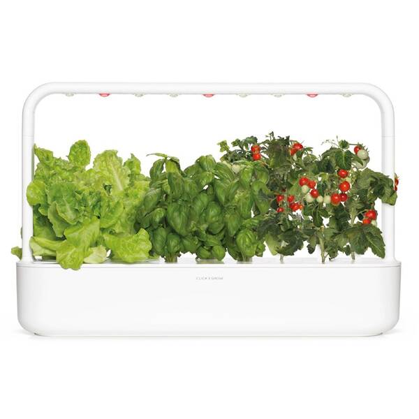 Chytrý květináč Click and Grow Smart Garden 9 Pro bílý

