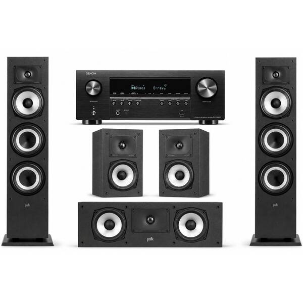 AV Receiver Denon AVR-S980H + repro Polk MXT60/MXT30C/MXT15 černý

