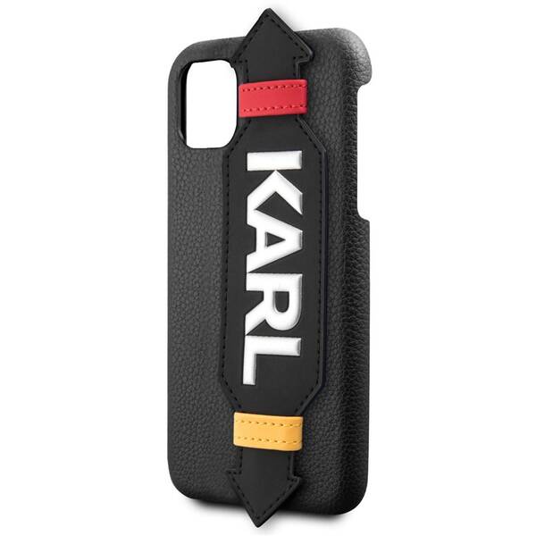 Kryt na mobil Karl Lagerfeld Strap na Apple iPhone 11 černý

