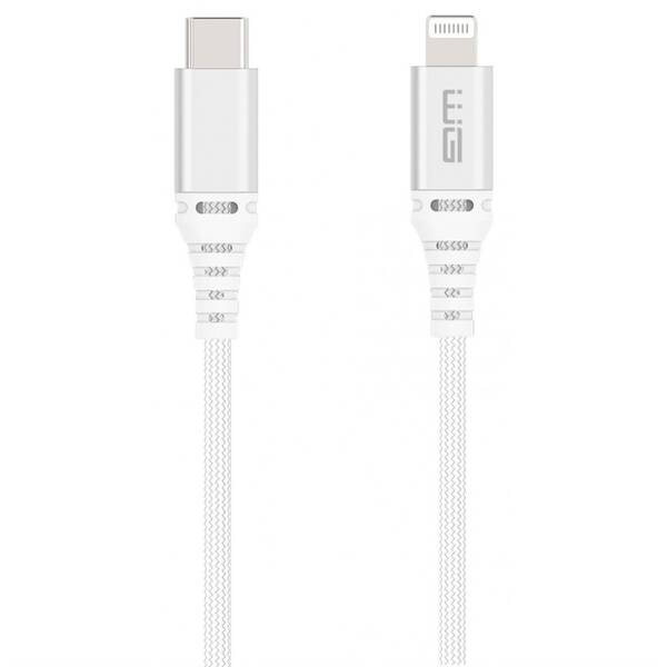 Kabel WG USB-C/Lightning, MFi, 1m bílý

