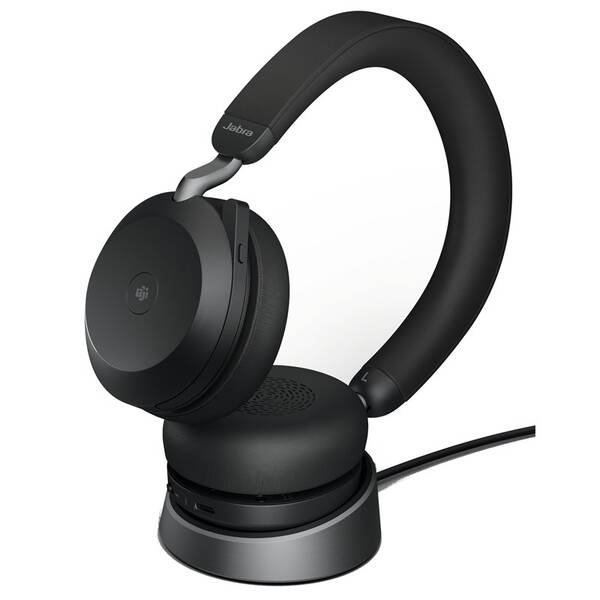 Headset Jabra Evolve2 75, USB-A, MS Stereo Stand černý

