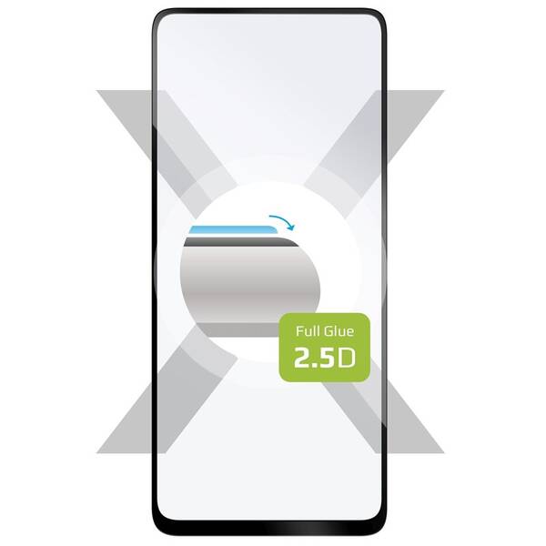 Tvrzené sklo FIXED Full-Cover na Realme 9 Pro Plus černé

