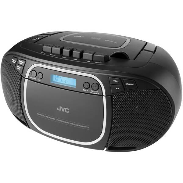 Radiomagnetofon s DAB+/CD JVC RC-E561B-DAB černý

