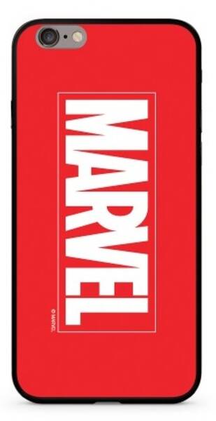 Kryt na mobil Marvel Premium Glass pro Apple iPhone 7/8 červený

