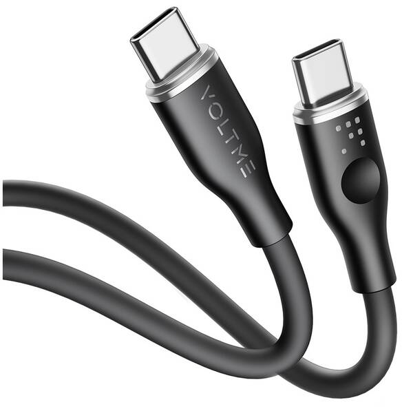 Kabel Voltme Powerlink Moss Series USB-C/USB-C, CTC 3A/60W 1m černý


