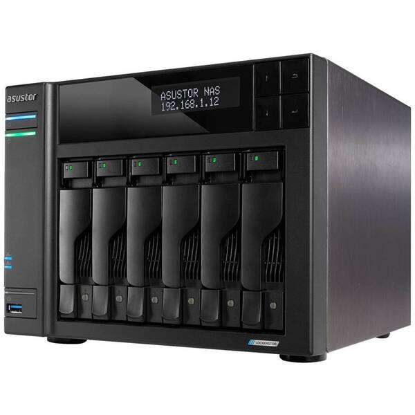 Datové úložiště (NAS) Asustor Lockerstor 6 Gen2 černá barva
