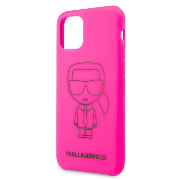 Kryt na mobil Karl Lagerfeld na Apple iPhone 11 růžový

