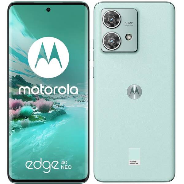 Mobilní telefon Motorola Edge 40 Neo 12 GB / 256 GB - Soothing Sea (Vegan Leather) 


