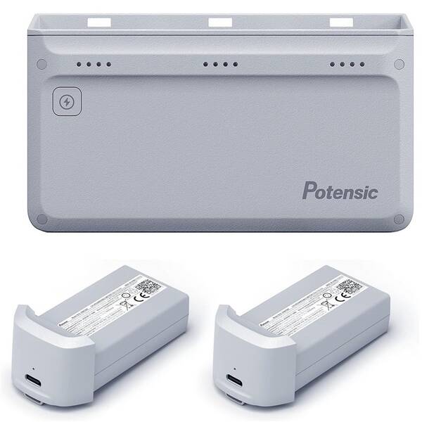 Nabíječka Potensic Atom 60W More Power, AC adaptér, 2× baterie 

