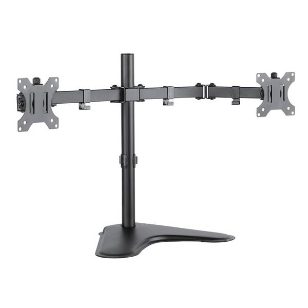 Držák Connect IT TwinArm Basic Beta na 2 monitory 13" až 32", nosnost 2x8 kg černý

