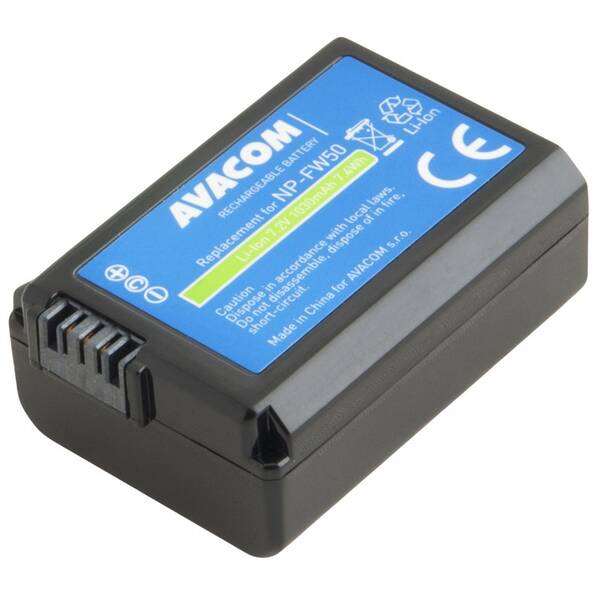 Baterie Avacom Sony NP-FW50 Li-Ion 7.2V 1030mAh 7.6Wh 

