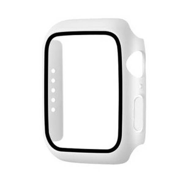 Ochranné pouzdro COTECi s ochranou displeje pro Apple Watch 7/8 45mm bílé

