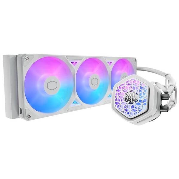 Vodní chladič Cooler Master MasterLiquid Atmos II VRM 360 White bílý

